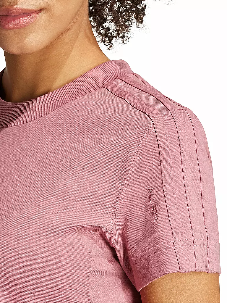 ADIDAS | Damen T-Shirt ALL SZN 3-Streifen Cropped | rosa