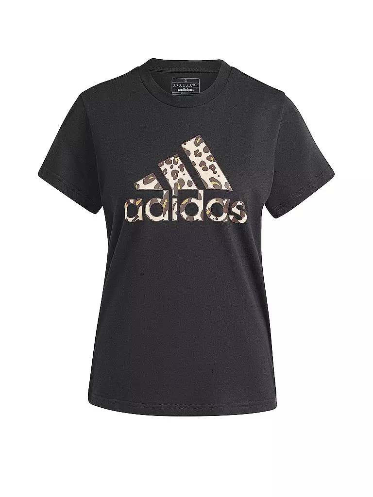 ADIDAS | Damen T-Shirt Animal Print Graphic | schwarz