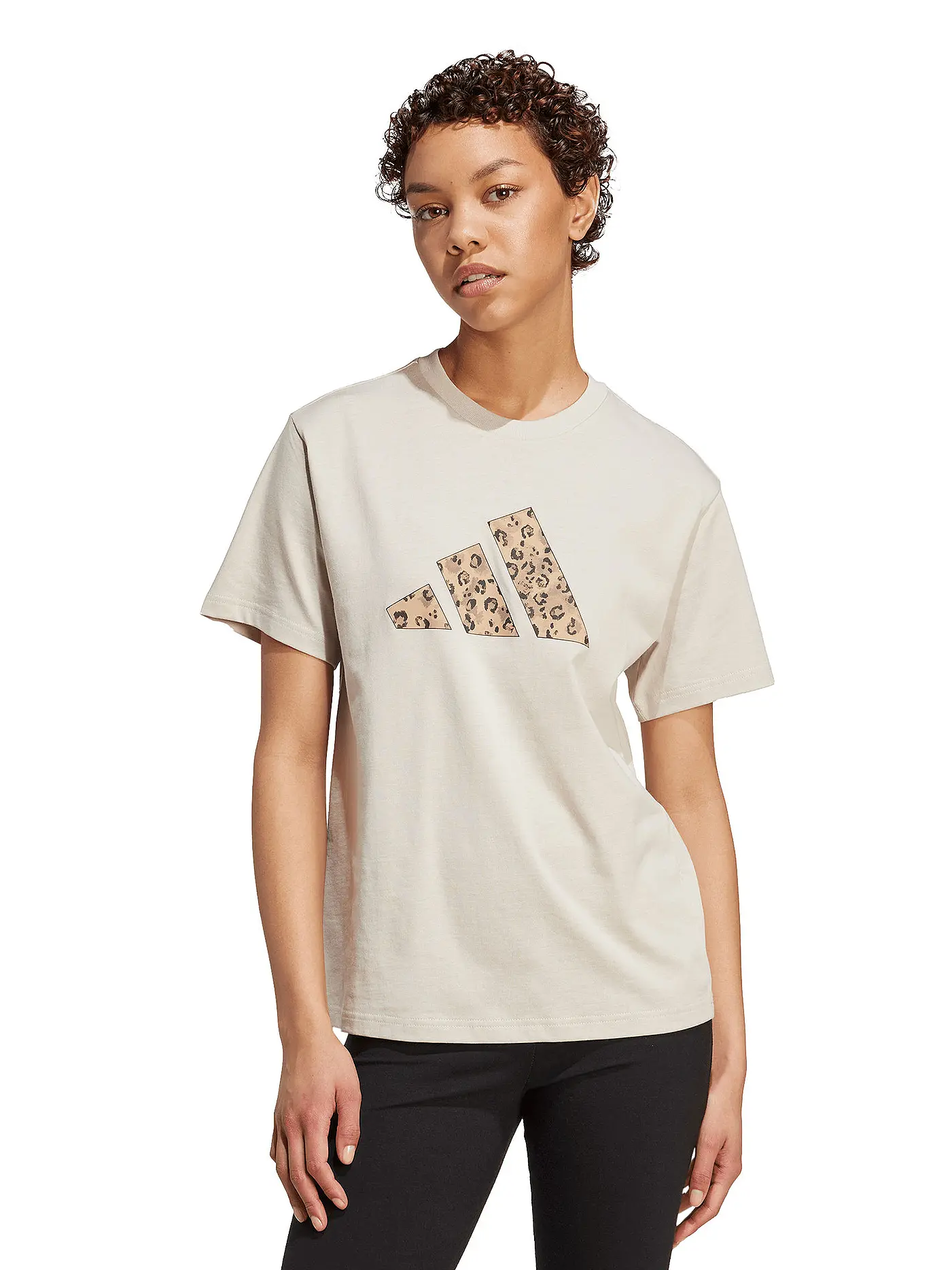 ADIDAS | Damen T-Shirt Animal | creme
