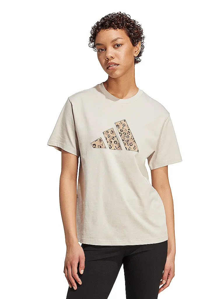ADIDAS | Damen T-Shirt Animal | beige