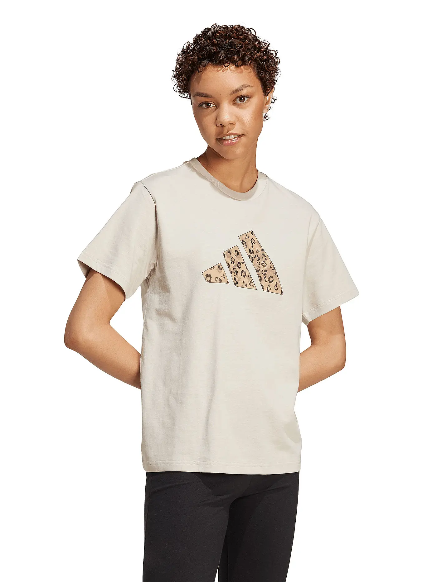 ADIDAS | Damen T-Shirt Animal | creme
