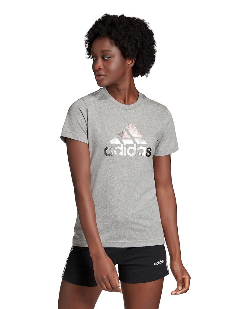 ADIDAS | Damen T-Shirt Athletics Print | grau