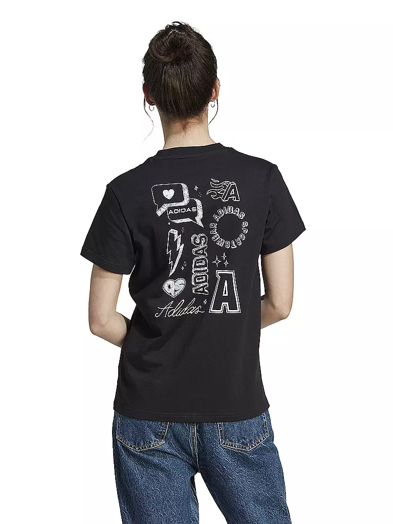 ADIDAS | Damen T-Shirt Brand Love Graphic | rosa