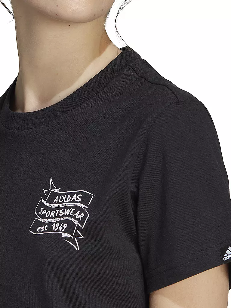 ADIDAS | Damen T-Shirt Brand Love Graphic | rosa
