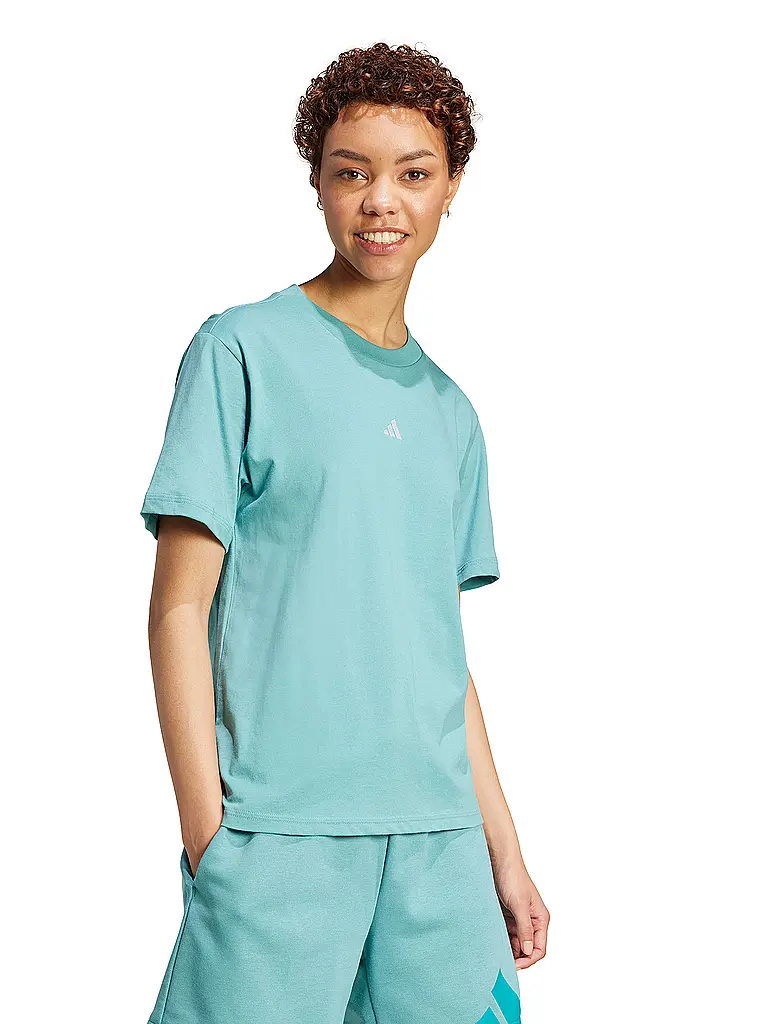 ADIDAS | Damen T-Shirt Essential | petrol