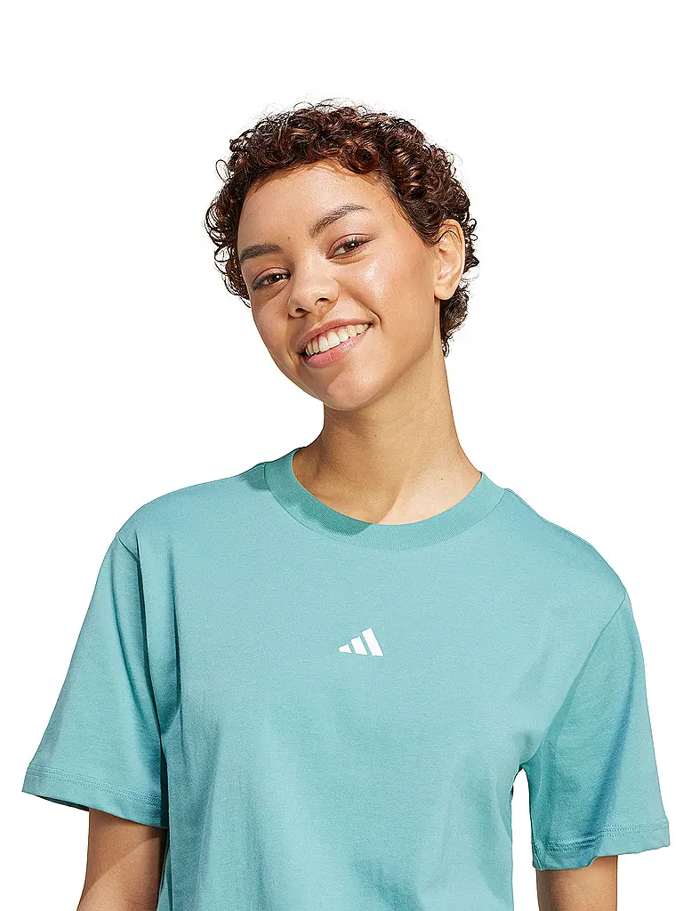 ADIDAS | Damen T-Shirt Essential | petrol