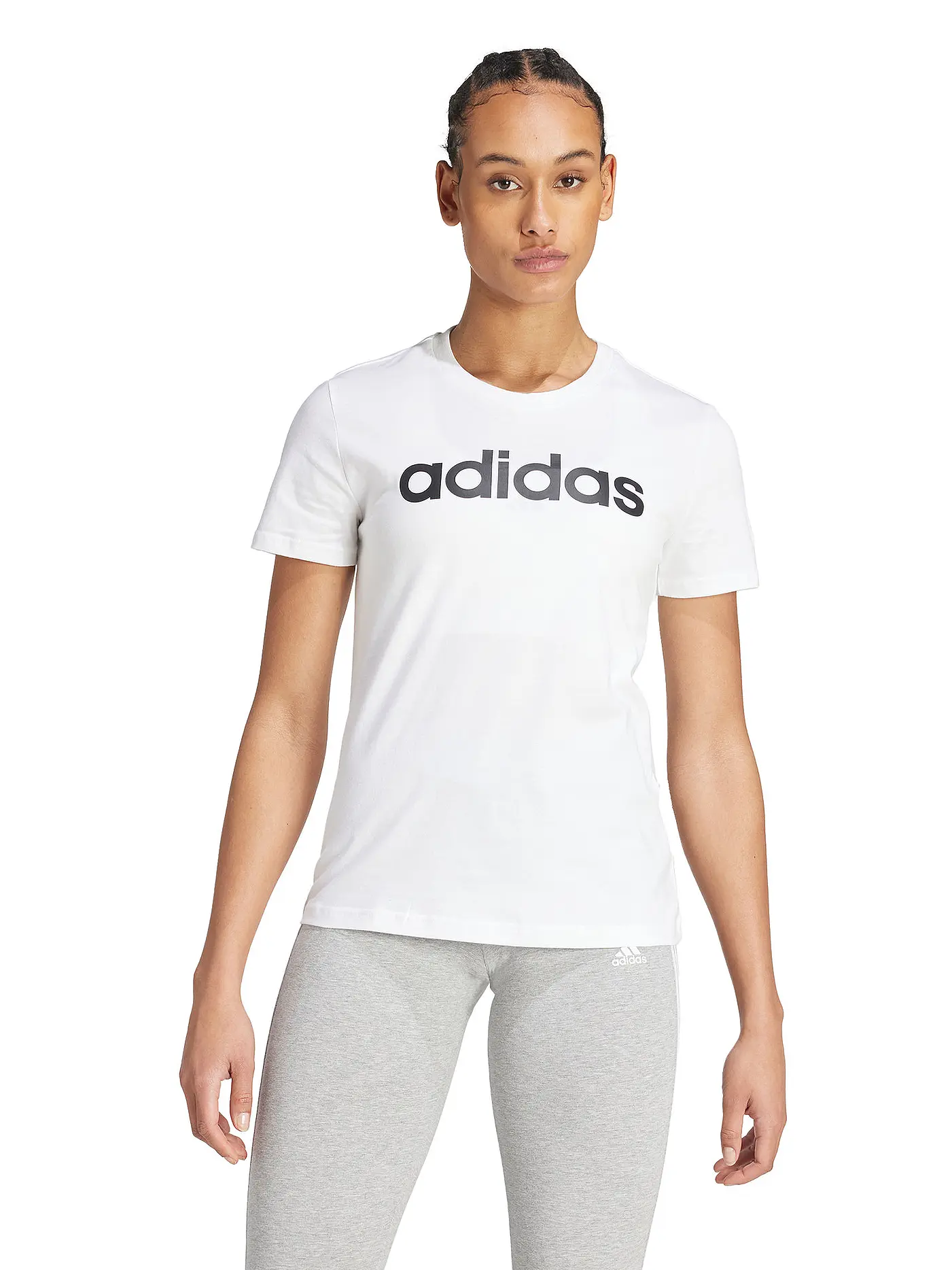 ADIDAS | Damen T-Shirt Essentials Slim | weiss