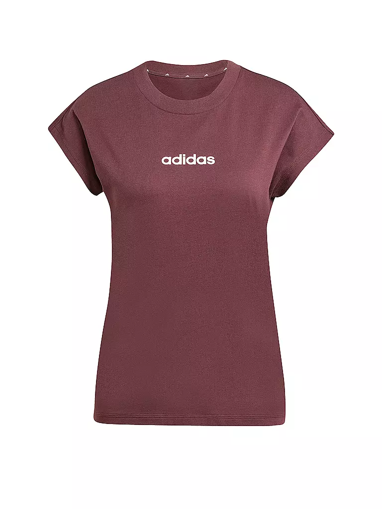 ADIDAS | Damen T-Shirt LIN SJ T | dunkelrot