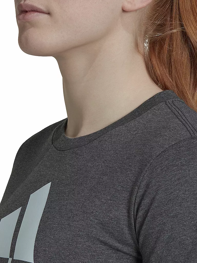 ADIDAS | Damen T-Shirt Loungewear Essentials Logo | grau