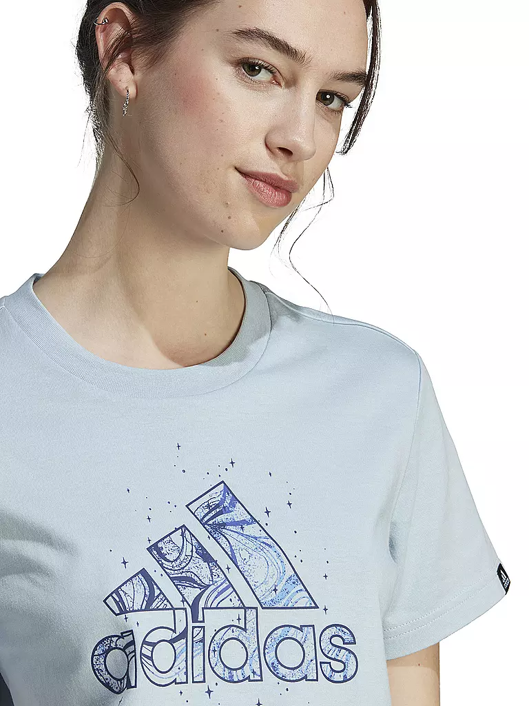 ADIDAS | Damen T-Shirt Mystic Nature Graphic | schwarz