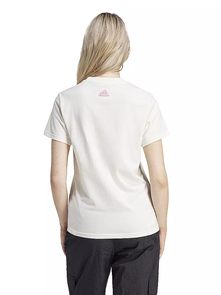 ADIDAS | Damen T-Shirt Soft Side Linear | creme