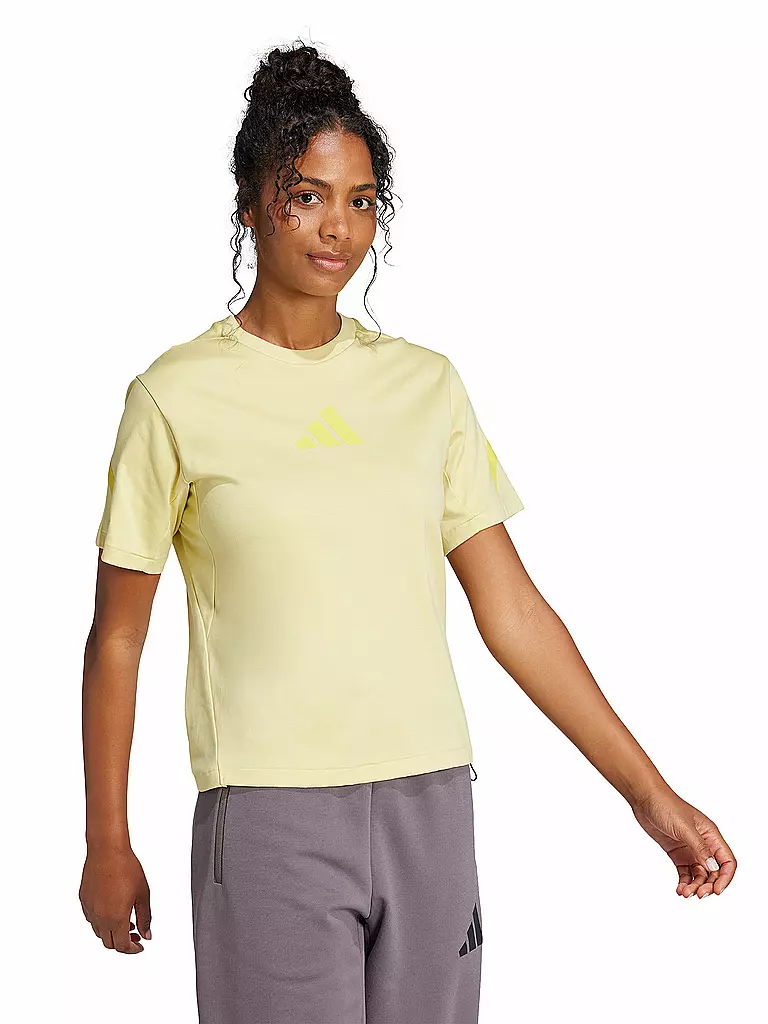 ADIDAS | Damen T-Shirt ZNE | gelb