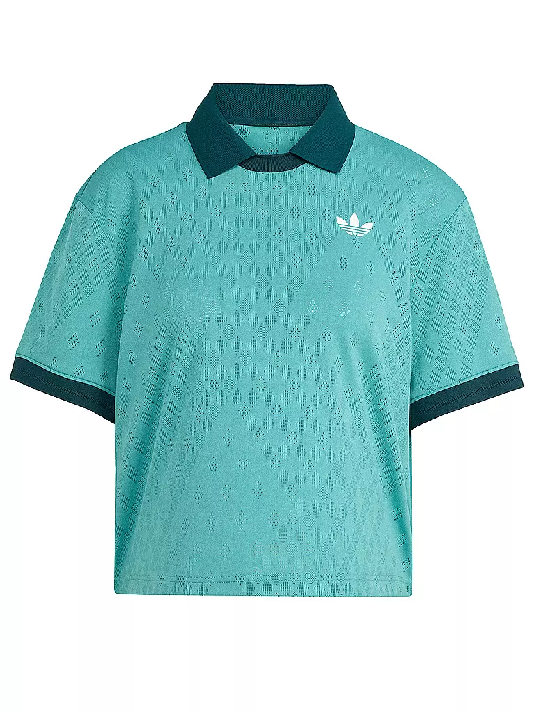 ADIDAS | Damen Tennispolo Pro Original | petrol