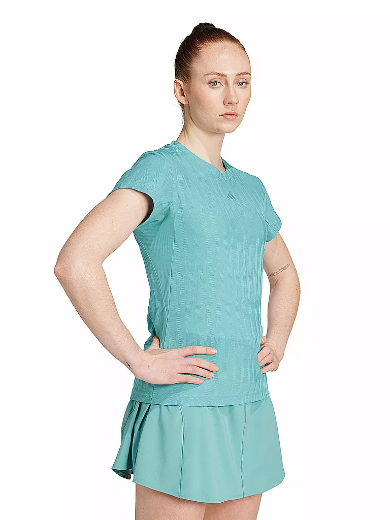 ADIDAS | Damen Tennisshirt Freelift | petrol