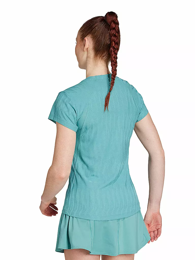 ADIDAS | Damen Tennisshirt Freelift | petrol
