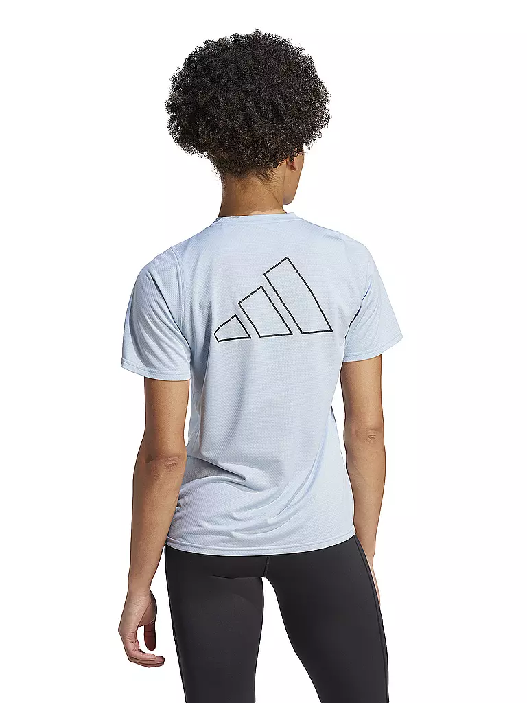 ADIDAS | Damen Tennisshirt Run Icons | hellblau