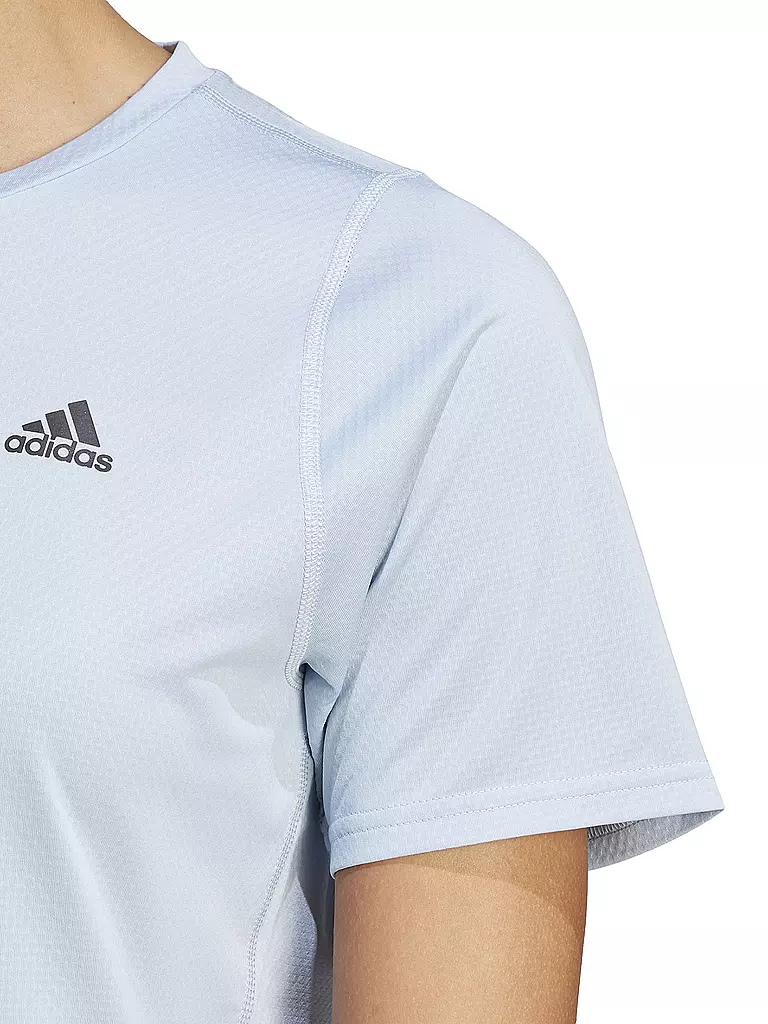 ADIDAS | Damen Tennisshirt Run Icons | hellblau