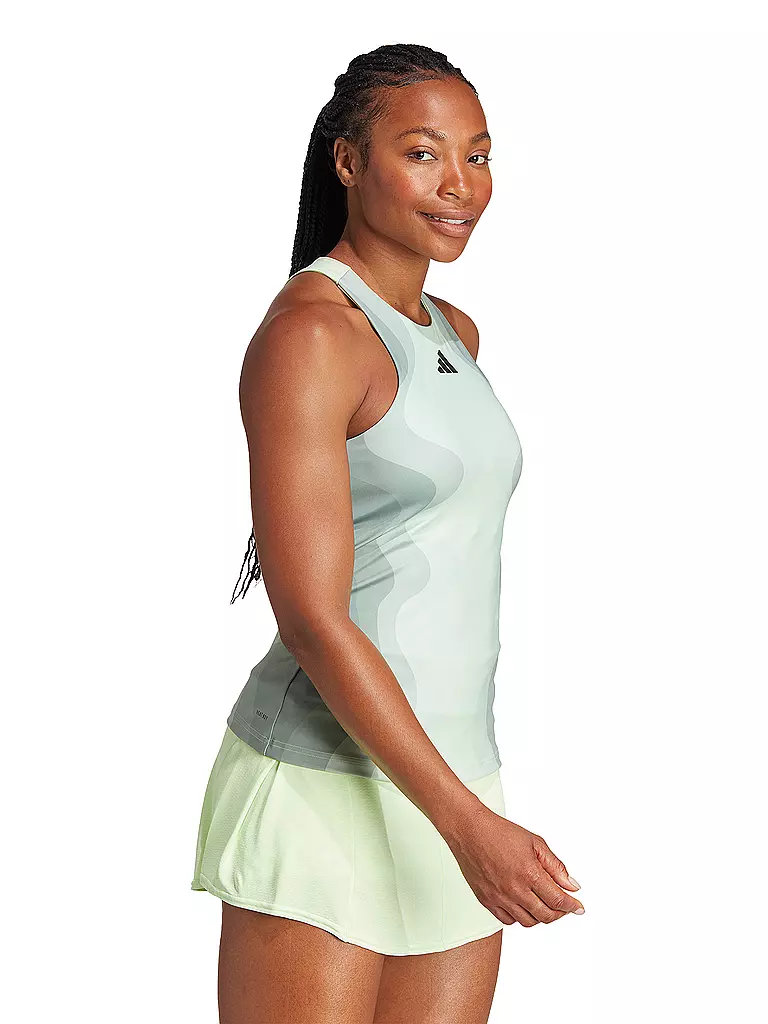 ADIDAS | Damen Tennistank HEAT.RDY Pro Y-Tank | grün