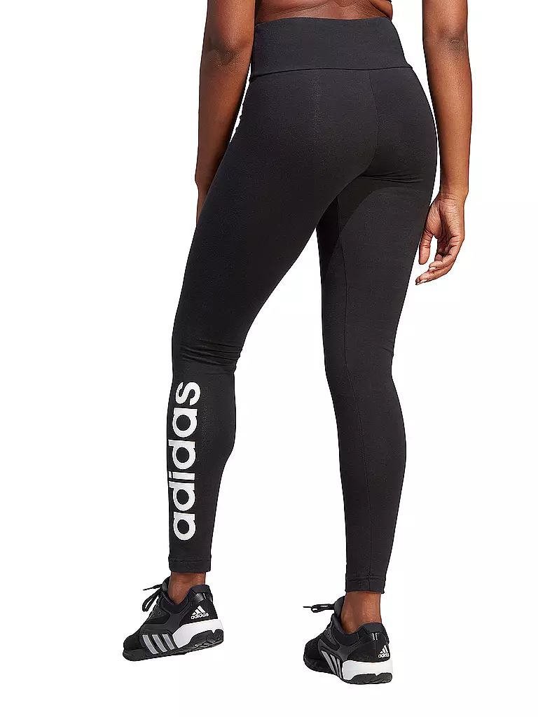 ADIDAS | Damen Tight Essentials High-Waisted Logo | schwarz