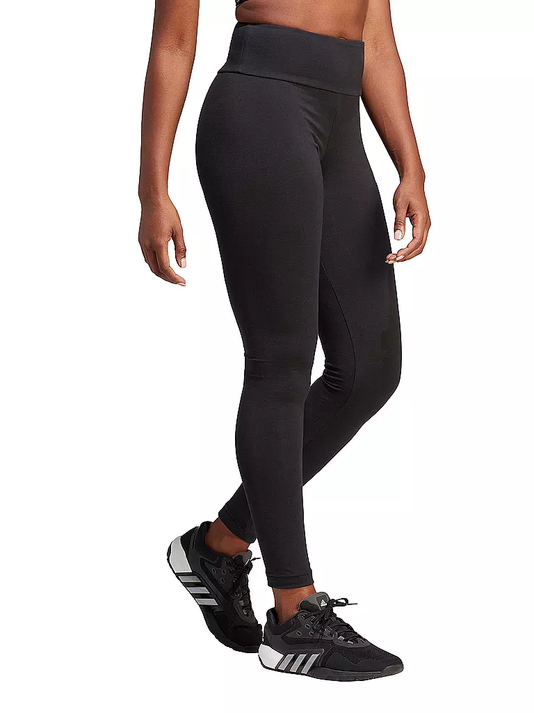 ADIDAS | Damen Tight Essentials High-Waisted Logo | schwarz