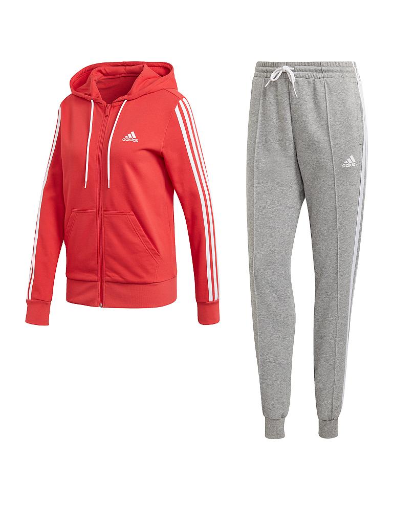 adidas damen trainingsanzug rot schwarz