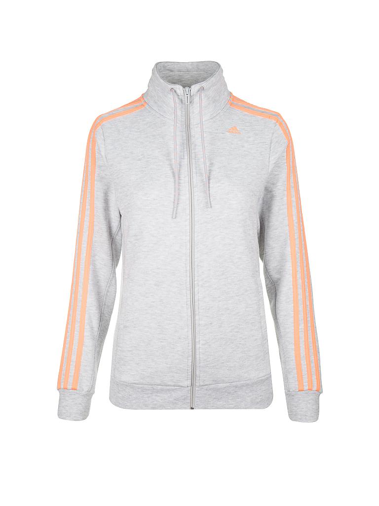 adidas trainingsjacke grau orange