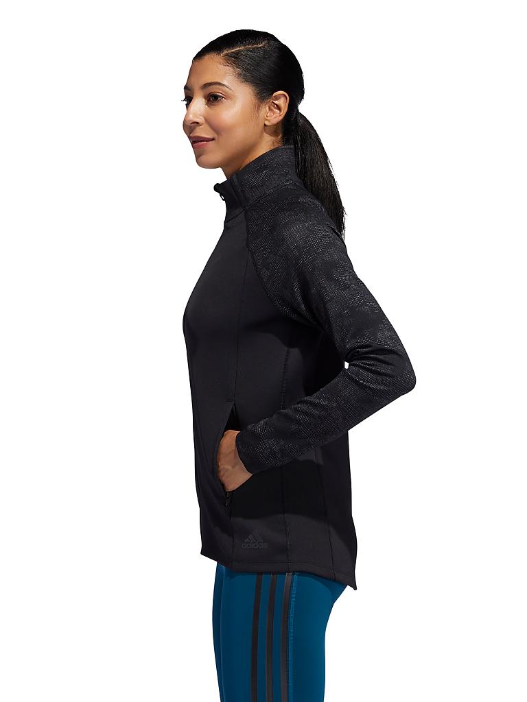 ADIDAS | Damen Weste Jacquard Jacket | schwarz