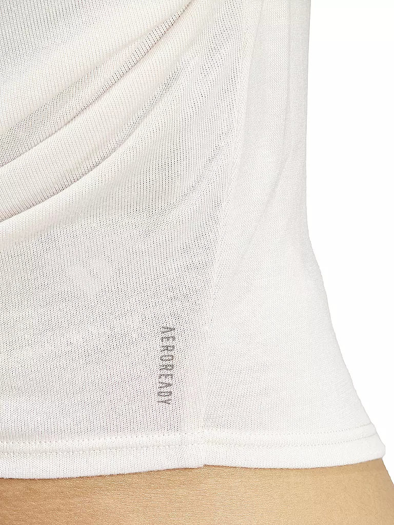 ADIDAS | Damen Yogashirt Studio Wrapped | rosa