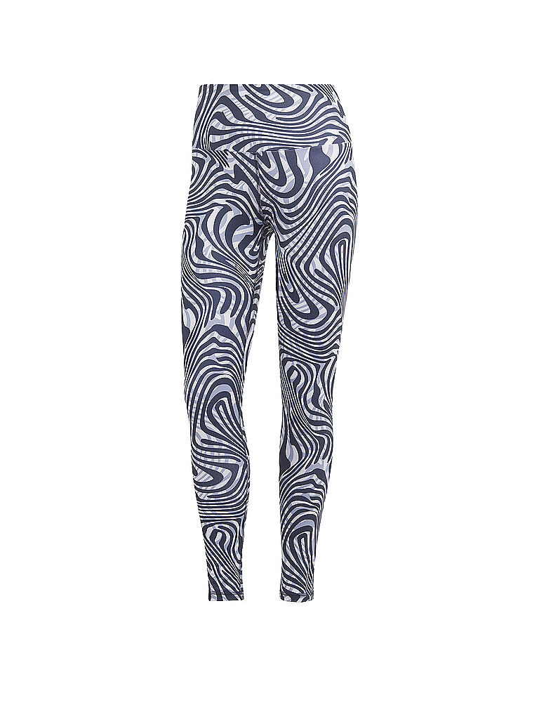 ADIDAS | Damen Yogatight Yoga Essentials Printed 7/8 | dunkelblau