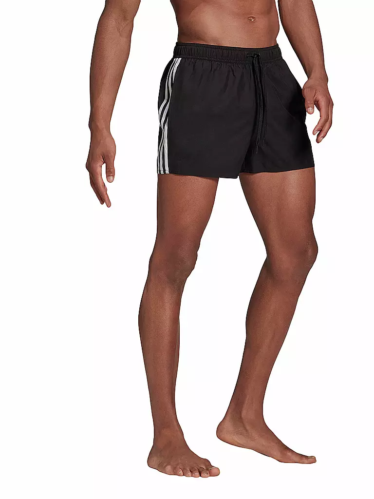 ADIDAS | Herren Badeshort Classic 3-Streifen | schwarz