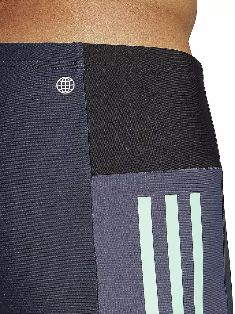 ADIDAS | Herren Beinbadehose Colorblock 3-Streifen Boxer | grau