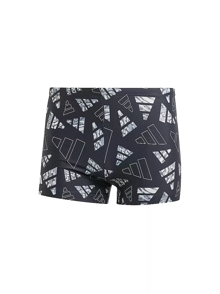 ADIDAS | Herren Beinbadehose Logo Graphic Boxer | grau