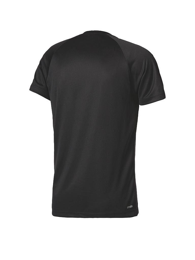 ADIDAS | Herren Fitness-Shirt D2M | schwarz