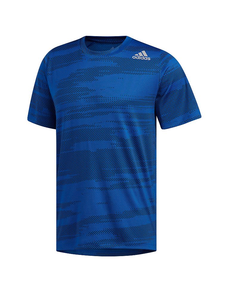 ADIDAS | Herren Fitness-Shirt FreeLift Winterized Jacquard | blau