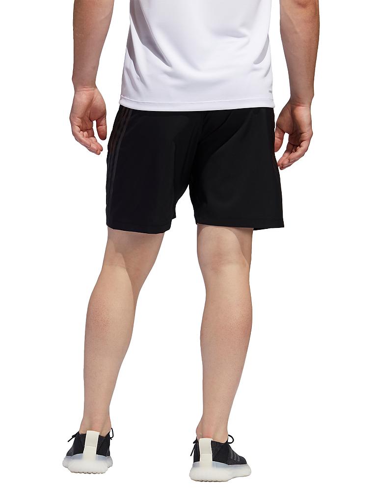 ADIDAS | Herren Fitness-Short AEROREADY 3-Streifen | schwarz