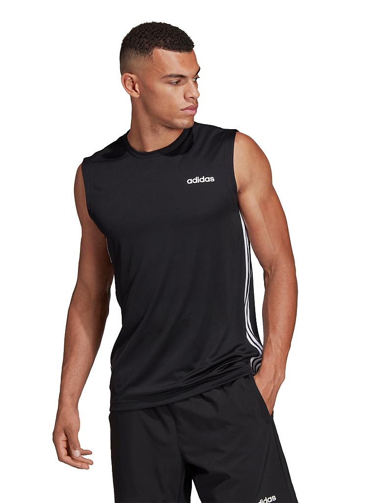 ADIDAS | Herren Fitness-Tank D2M | schwarz