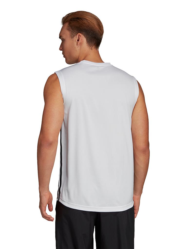 ADIDAS | Herren Fitness-Tank D2M | weiß