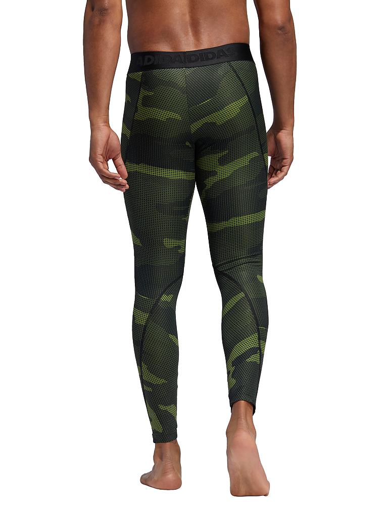 ADIDAS | Herren Fitness-Tight Alphaskin Camouflage | olive