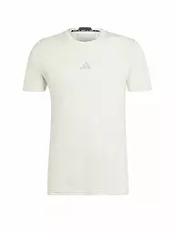 ADIDAS | Herren Fitnessshirt 	 Designed for Training HIIT Workout HEAT.RDY | weiss