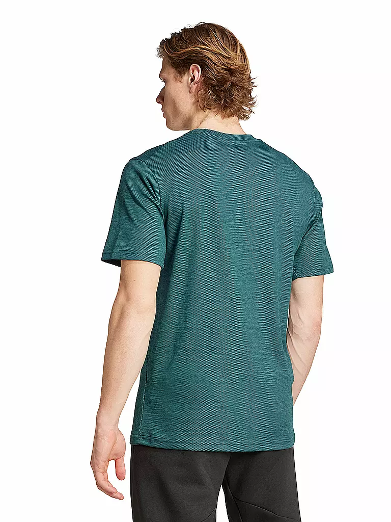 ADIDAS | Herren Fitnessshirt 	Train Essentials Feelready Novelty | petrol
