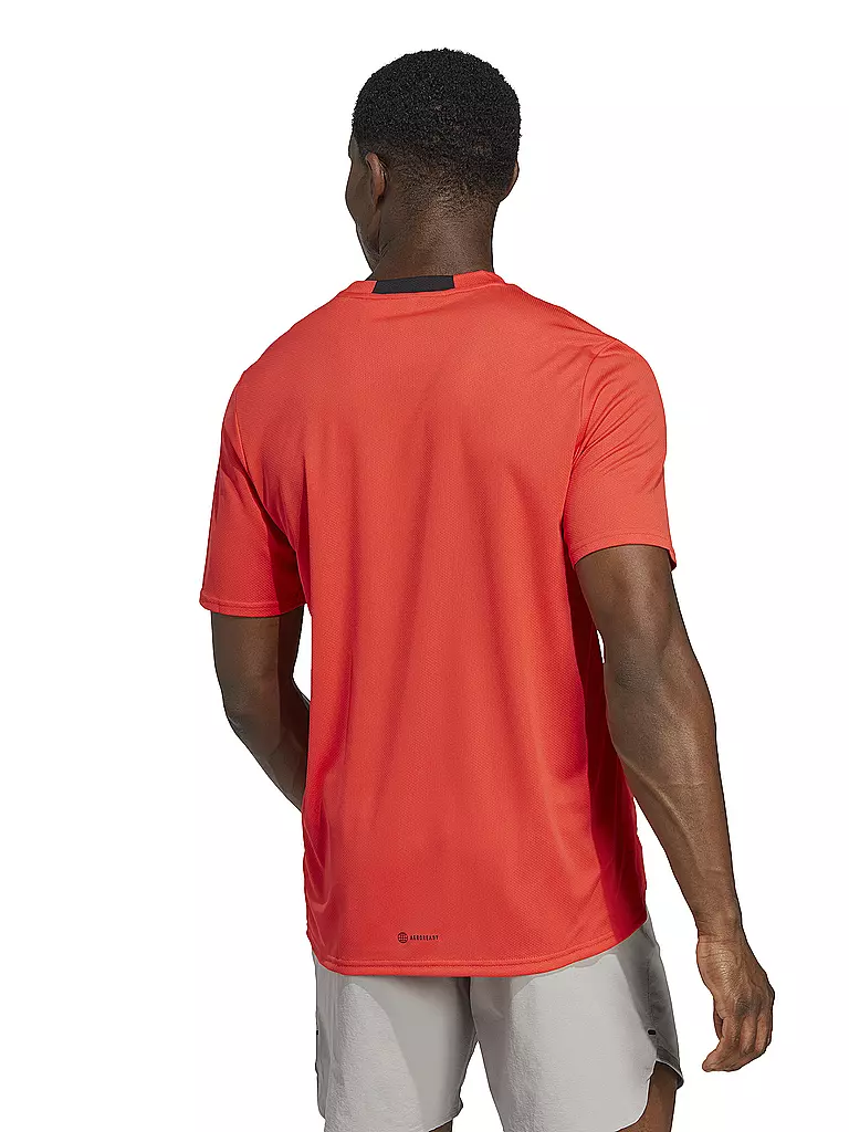 ADIDAS | Herren Fitnessshirt AEROREADY Designed for Movement | rot