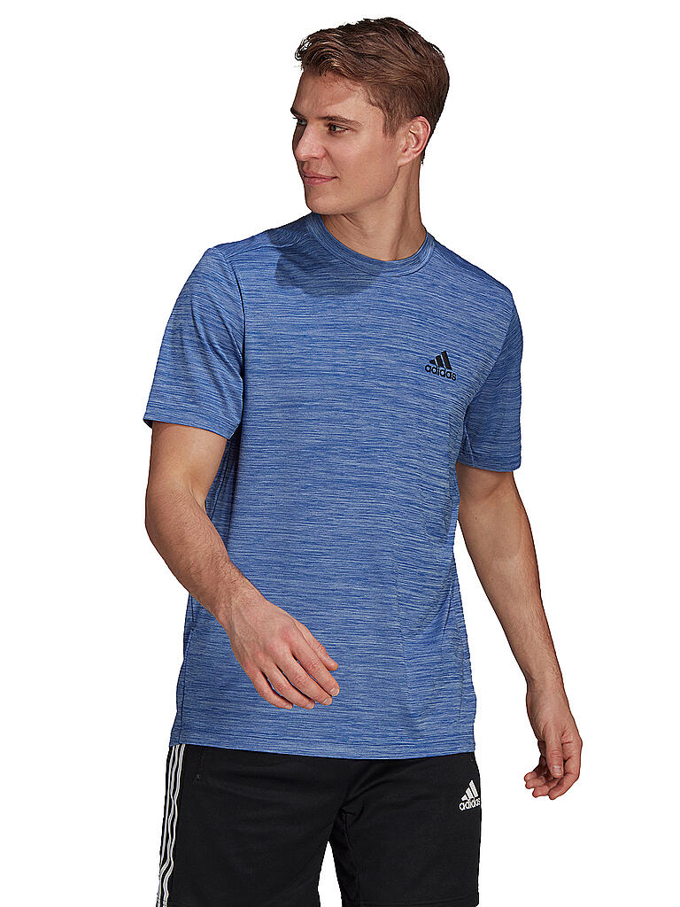 ADIDAS | Herren Fitnessshirt AEROREADY Designed To Move Stretch | blau