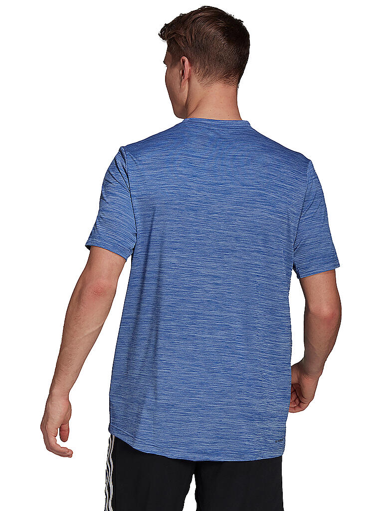 ADIDAS | Herren Fitnessshirt AEROREADY Designed To Move Stretch | blau