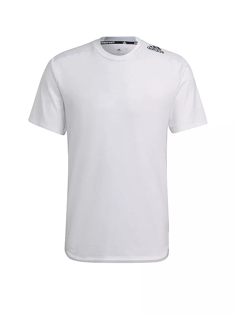 ADIDAS | Herren Fitnessshirt D4T | weiss