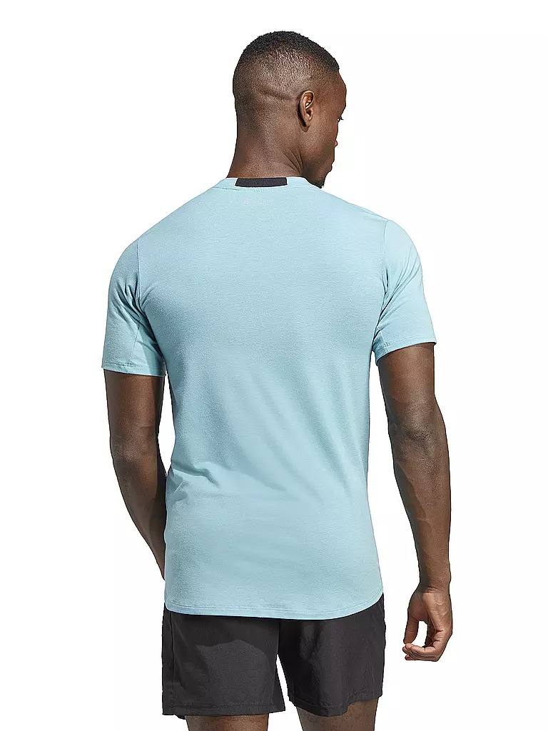 ADIDAS | Herren Fitnessshirt Designed for Training  | hellblau