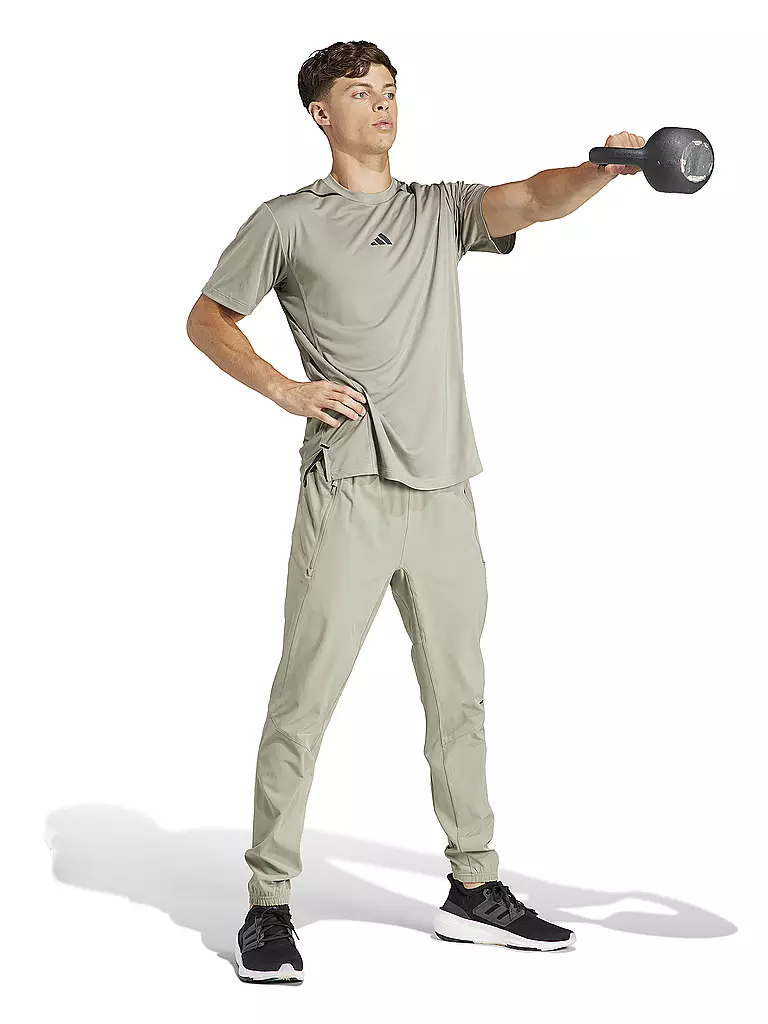ADIDAS | Herren Fitnessshirt Designed for Training Adistrong Workout | olive