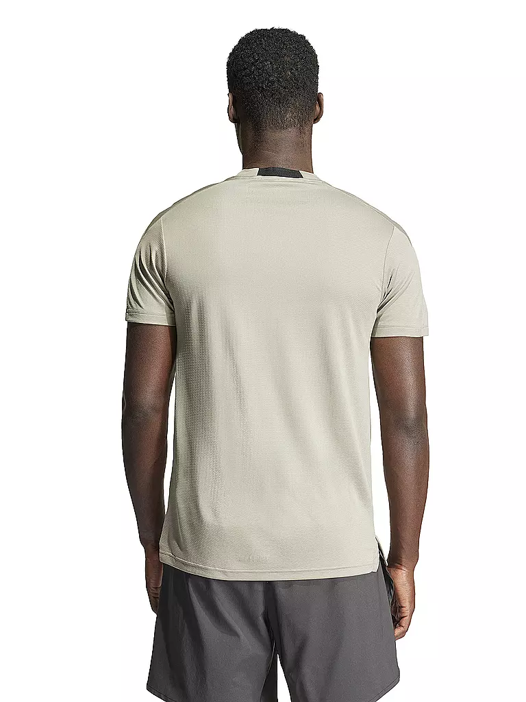 ADIDAS | Herren Fitnessshirt Designed for Training HIIT Workout HEAT.RDY | hellbraun
