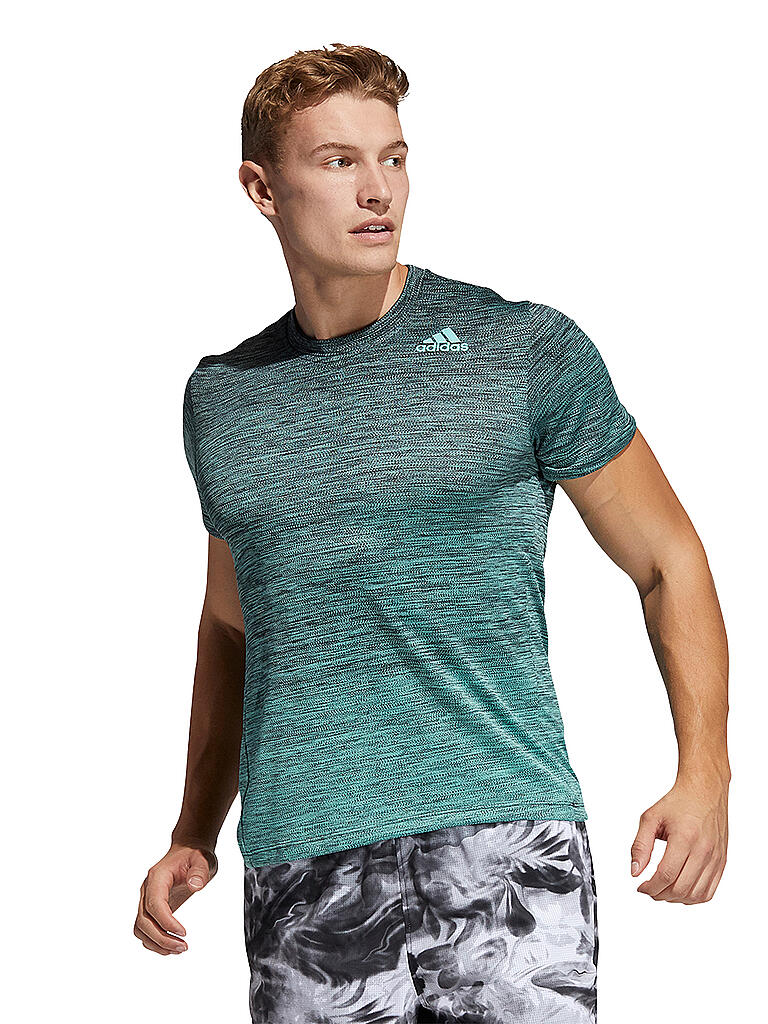 ADIDAS | Herren Fitnessshirt Gradient Tech | türkis