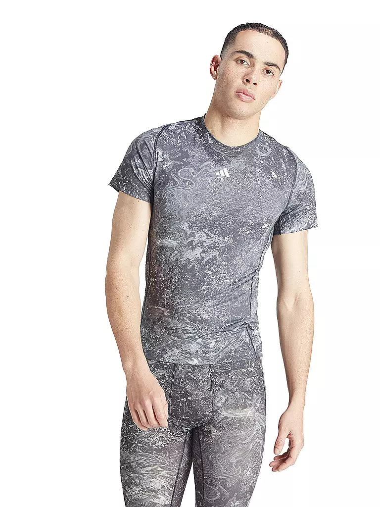 ADIDAS | Herren Fitnessshirt Techfit | schwarz