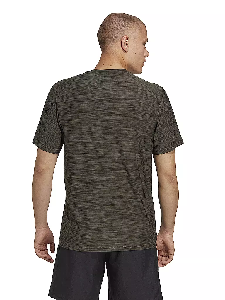 ADIDAS | Herren Fitnessshirt Train Essentials Stretch Training  | olive